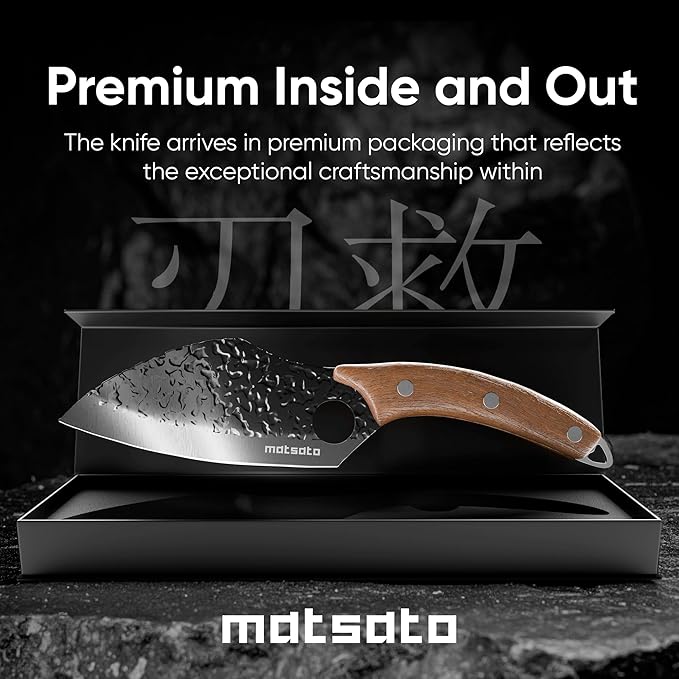 Matsato Chef Knife, Kitchen Japanese Steel Chefs Knife, Meat & Vegetables Cooking And Chopping Chef Knives, Cuchillos De Cocina - Kitchen Gifts, Womens, Dad Gifts for Christmas 4.53 Inches Blade