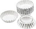 pson 20Pcs 3.75 Inch Egg Tart Molds, Non-Stick Aluminum Mini Tart Pans for Baking Tarts, Pies, Cupcakes, Muffins, Pudding, and Desserts