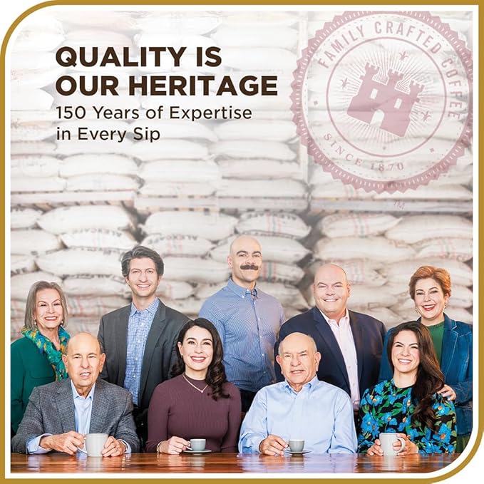 Don Francisco's Vanilla Nut Ground Coffee, Medium Roast – Flavored 100% Arabica, 20 oz Bag, Premium Coffee for Drip, Pour Over & French Press