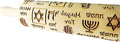 HANUKKAH Rolling pin Jewish holiday symbols laser engraved embossing dough roller for homemade cookies