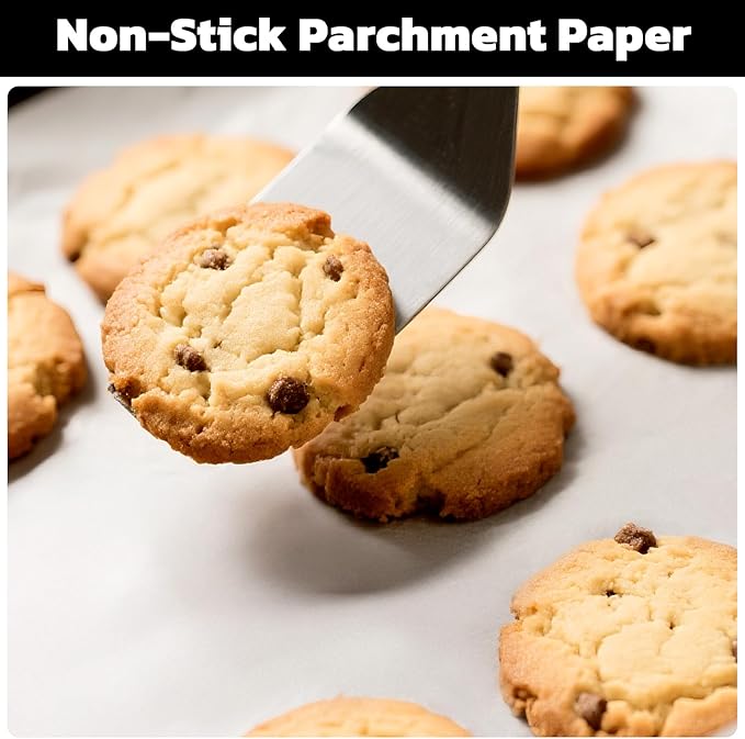 Beasea Parchment Paper Sheets, 200pcs 16x24 Inch White Precut Nonstick Heavy Duty Parchment Baking Paper Sheets for Air Fryer Cooking, Grilling, Frying and Steaming