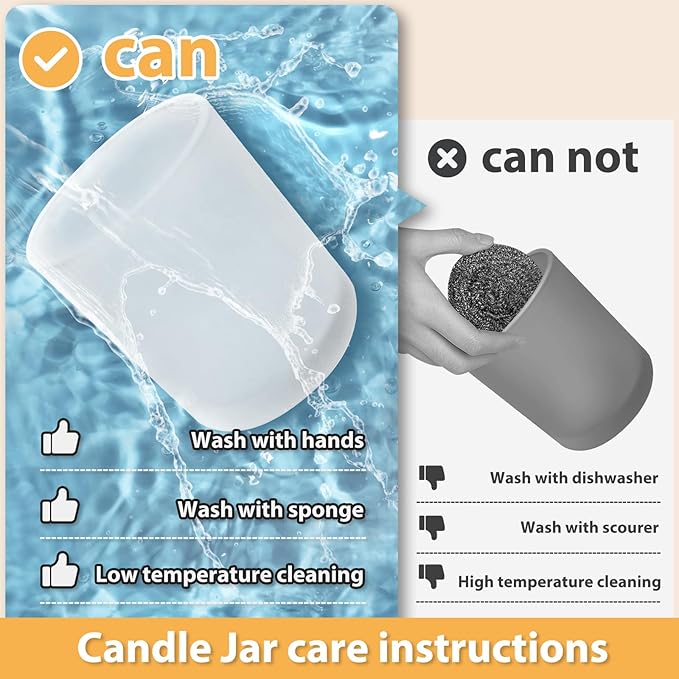Thick Candle Jars for Making Candles 16 Pcs, 7 OZ Empty Jars with Wood Lids for Candle Making, Sample Container, Frosted Pink