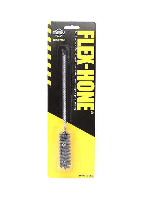 Brush Research BC3432 FLEX-HONE, 3/4" (19mm) Diameter, 320 Grit, Silicon Carbide, For Mild Steel, Stainless Steel, Cast Iron and Softer Ferrous Materials