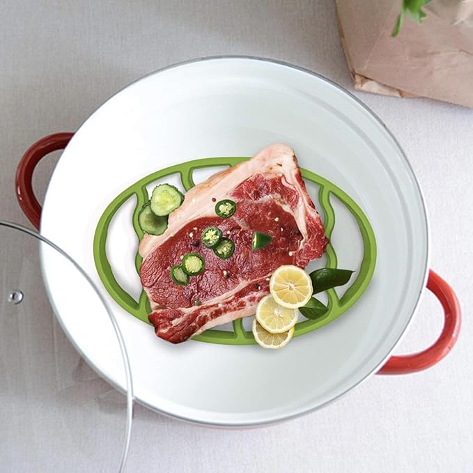 Slow Cooker Silicone Stand Grill Stand Slow Cooker Grill Grill Fits 6-Quart and 8-Quart Cookware
