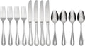 Oneida 895267 Countess 12 Piece Everyday Flatware Set, Metallic