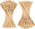 3.5 Inch Bamboo Skewers, 300 PCS Bamboo Paddle Wood Picks, Toothpicks for Appetizers, Cocktail Picks for Drinks, Food Picks, BBQ, Sandwich, Barbecue Snacks.