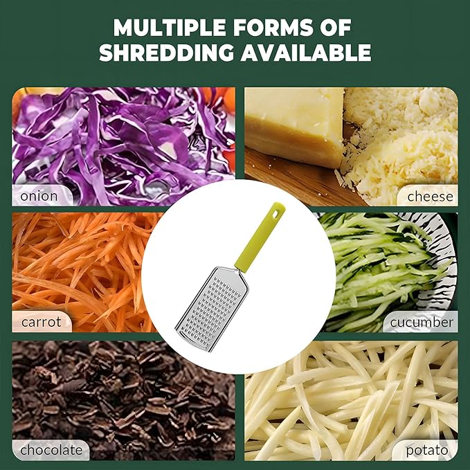 Apple Peeler:Pear Fruit Vegetable Peeler,Manual peeler for Peeling Apples, Pears, Cucumber;Garlic Carrot Potato Cheese Zester Grater, Essential Kitchen Tool(2-Pack) (light green)