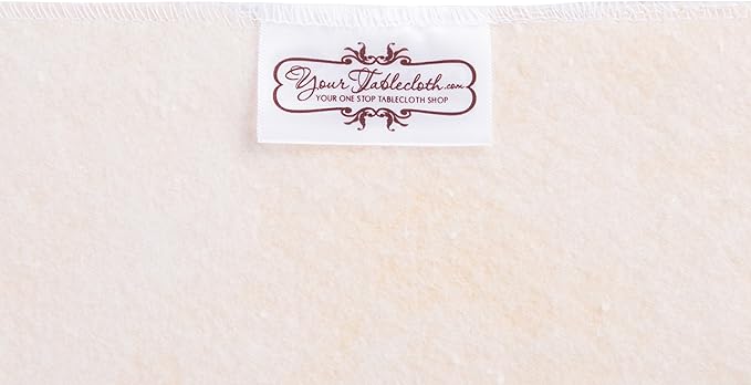 Yourtablecloth Heavy Duty Vinyl Rectangle or Square Tablecloth – 6 Gauge Heavy Duty Tablecloth – Flannel Backed – Wipeable Tablecloth with Vivid Colors & Many Sizes 52 x 70 Sand