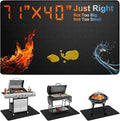 Under Grill Mat for Outdoor Grill – 71 x 40 Inch Fireproof Deck Protector, Heat Resistant & Waterproof BBQ Mat, Ideal Gift for Dad, Great for Gas, Charcoal Grill, Smoker, Fire Pit
