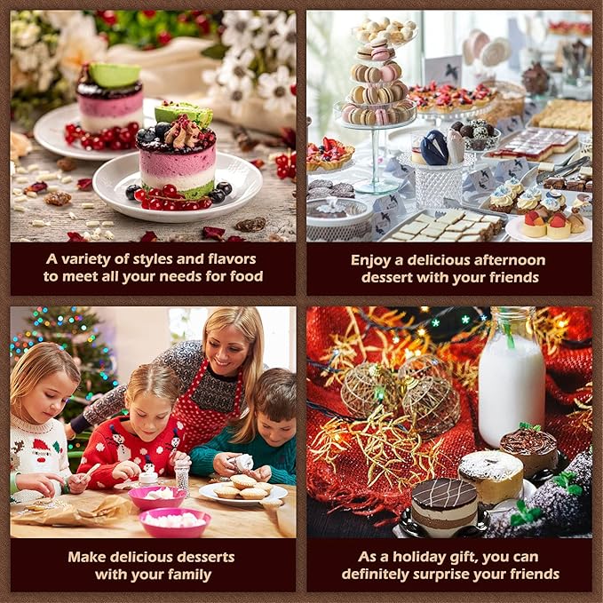 2 inch Chocolate Covered Oreo Molds Silicone - Set of 2-24 Cup SILIVO Chocolate Cookie Molds for Baking, Round Silicone Molds for Sandwich Cookie,Muffin,Cupcake,Pudding,Chocolate Coated Oreos