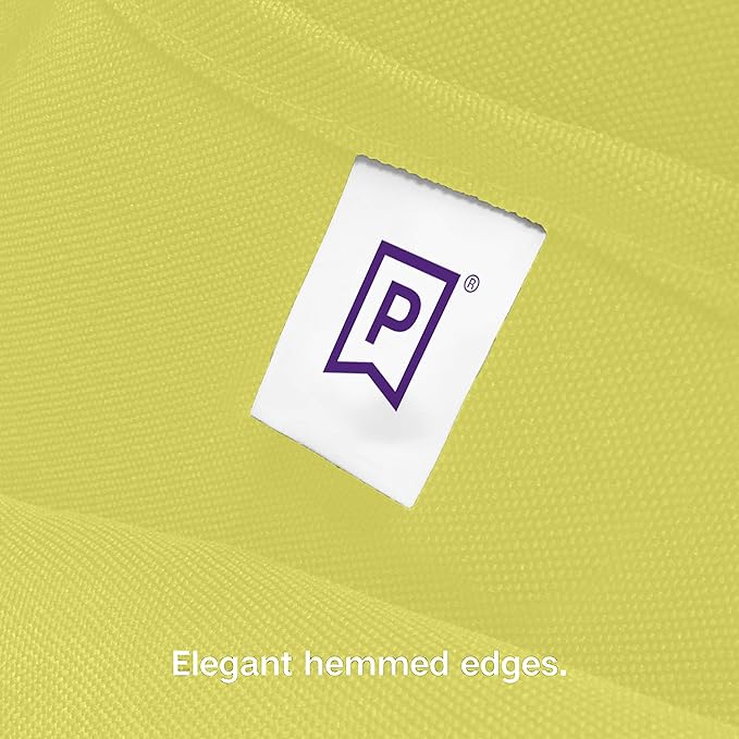 Gee Di Moda Rectangle Tablecloth - 70 x 120 Inch Yellow Table Cloth for 6 or 8 Foot Rectangle Table - Heavy Duty Washable Fabric - for Buffet Table, Holiday Party, Dinner, Wedding & Baby Shower