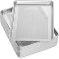 GRIDMANN 13" x 18" Commercial Grade Perforated Aluminum Baking Sheet Pan, Half Size Baking Tray - 12 Pans