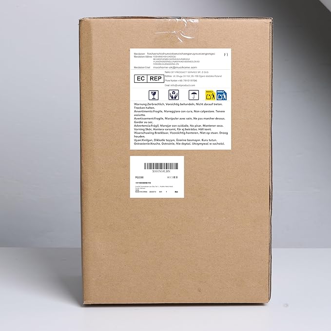ComSaf Glass Spaghetti Pasta Storage Containers with Lids 2.2 Qt Set of 3, Tall Clear Airtight Food Storage Jar with Lid for Noodles Flour Oat Cereal Sugar Beans, Sqaure Spaghetti Pantry Containers