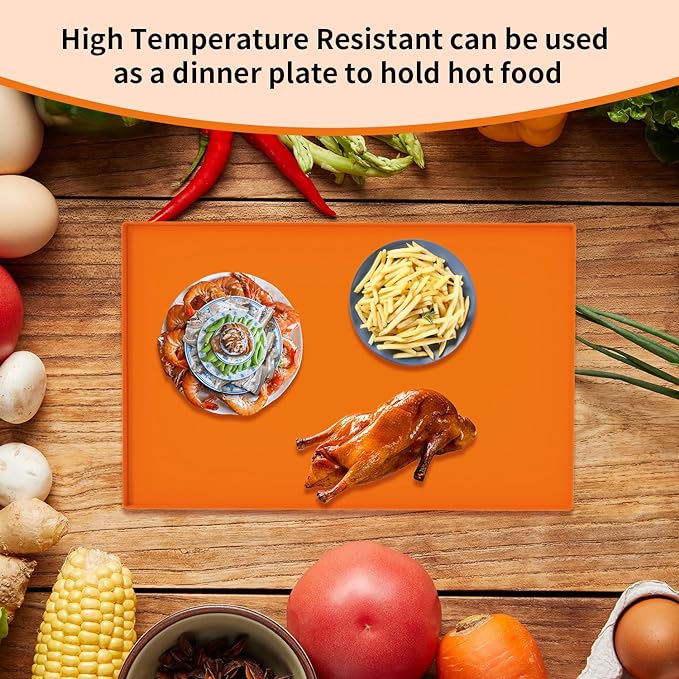 Blackstone Grill Mat 22 inch,Silicone Protective Cover for Blackstone Griddle,Heavy Duty Food Grade Silicone Grill Rubber Mat, Protect Griddle from Rodents, Insects, Debris, and Rust