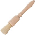 REDECKER Natural Pig Bristle Pastry Brush with Untreated Beechwood Handle for Basting, Glazing and Applying Eggwash, 7-1/4 inches - Pastry Brush for Cooking and Baking, Made in Germany