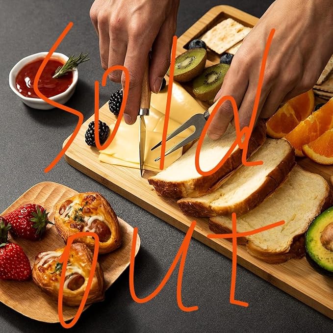 Cutting Board Wood Chopping Board Double Sided Charcuterie Boards Serving Board Kitchen Essential House Warming Hostess Host Gift Serving Tray for Christmas Wedding Birthday Anniversary Coral Red