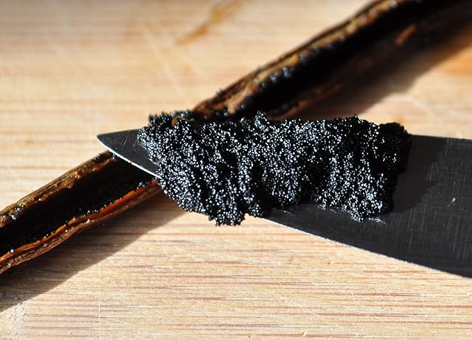 1/2 LB Vanilla Beans - Whole Extract Grade B Pods for Baking, Homemade Extract, Brewing, Coffee, Cooking - 8 Ounces | (Tahitian)
