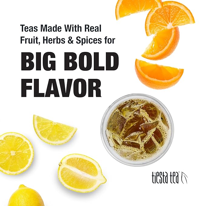 Tiesta Tea - Lean Green Machine Cold Brew, Loose Leaf, Light Citrus Green Tea, Medium Caffeinated Blend, Cold Brew Packets, Makes 64 oz Per Bag (Pack of 10)