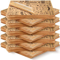 1400 Pcs 12 x 12 Inch Deli Wax Paper Sheets Grease Resistant Tray Basket Liners Newsprint Paper Water and Grease Proof Sandwich Wrapping Square Hot Dog Wrappers for Food Baking (Brown)