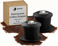 Birdee Phin Coffee Filter Set – Pack of 2, 6 oz Aluminum Black Vietnamese Coffee Maker