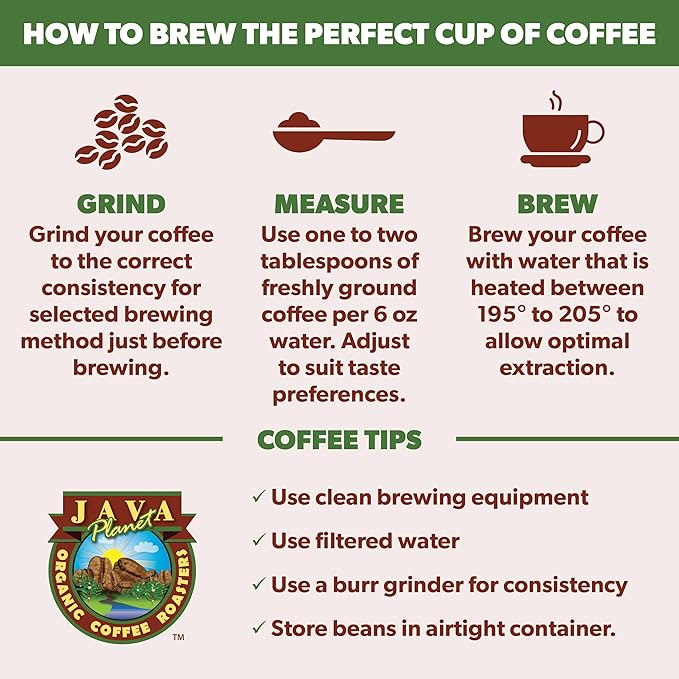 Low Acid Organic Coffee – Whole Bean, Mold-Free & Stomach Friendly by Java Planet, Ethiopian Single Origin Coffee, Medium Roast, Smooth Full Flavored, 5LB Bag