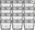 Ball Mason 4oz Quilted Jelly Jars with Lids and Bands, Set of 12