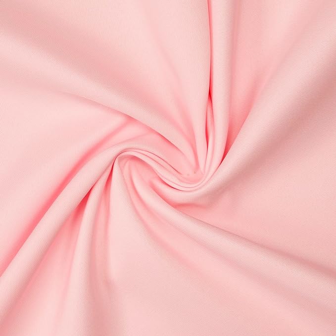 Gee Di Moda Rectangle Tablecloth - 90 x 132 Inch - Pink Rectangular Table Cloth for 6 Foot Table in Washable Polyester - Great for Buffet, Parties, Holiday Dinner, Wedding & More