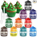 Food Coloring Powder - ERCorArt 10 Vivid Colors Powder Food Dye, Highly Concentrated Flavorless Food Coloring for Baking, Frosting, Cake Decorating, Icing, Cookies, Slime - 5g/Bottle