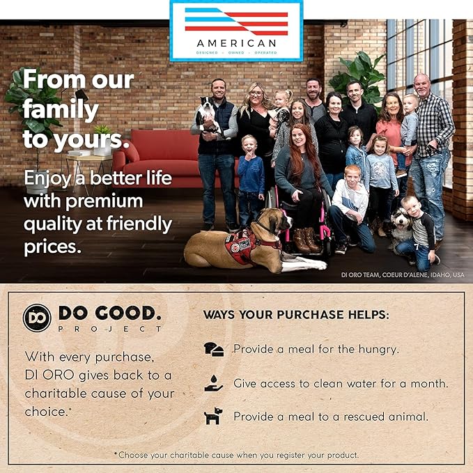 DI ORO Silicone Spatula Set - Rubber Kitchen Spatulas for Baking, Cooking, & Mixing - 600°F Heat-Resistant & BPA Free Silicone Scraper Spatulas for Nonstick Cookware - Dishwasher Safe (3pc, Blue)