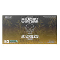 Black Rifle Coffee Company AK Espresso, 50 Count, Medium Roast K Cups - Single Serve K Cups Coffee Pods - Kcup Pods Compatible with Keurig 1.0 & 2.0 - Made from Arabica Beans