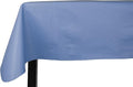 Yourtablecloth Heavy Duty Vinyl Rectangle or Square Tablecloth – 6 Gauge Heavy Duty Tablecloth – Flannel Backed – Wipeable Tablecloth with Vivid Colors & Many Sizes 52 x 90 Sky Blue