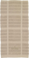 All-Clad Solid Kitchen Towel: Highly Absorbent, Super Soft Long Lasting - 100% Cotton, 17"x30" Tea Towel for Cleaning & Drying Dishes, Pans, Glassware, or Countertops, (1-Pack), Cappuccino