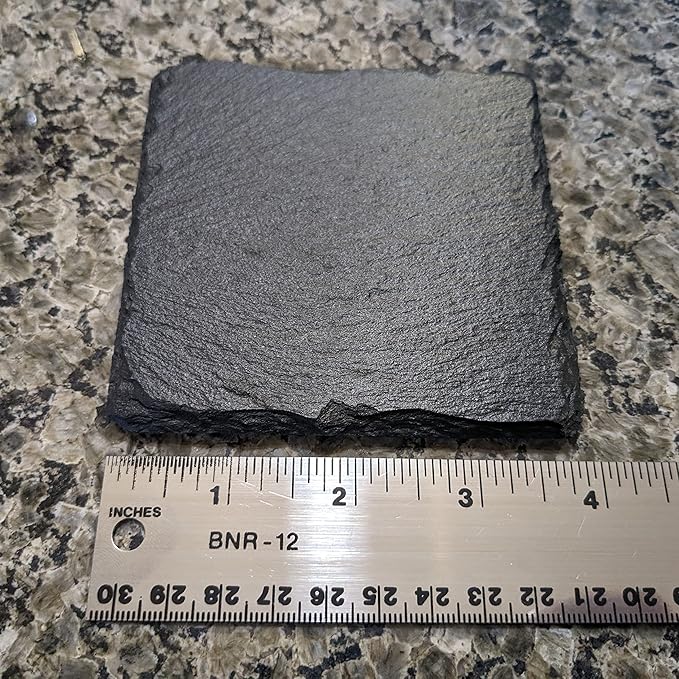 Power & Protection: V-Twin Engine Coasters for Your Ride - Square Slate - Set of 4